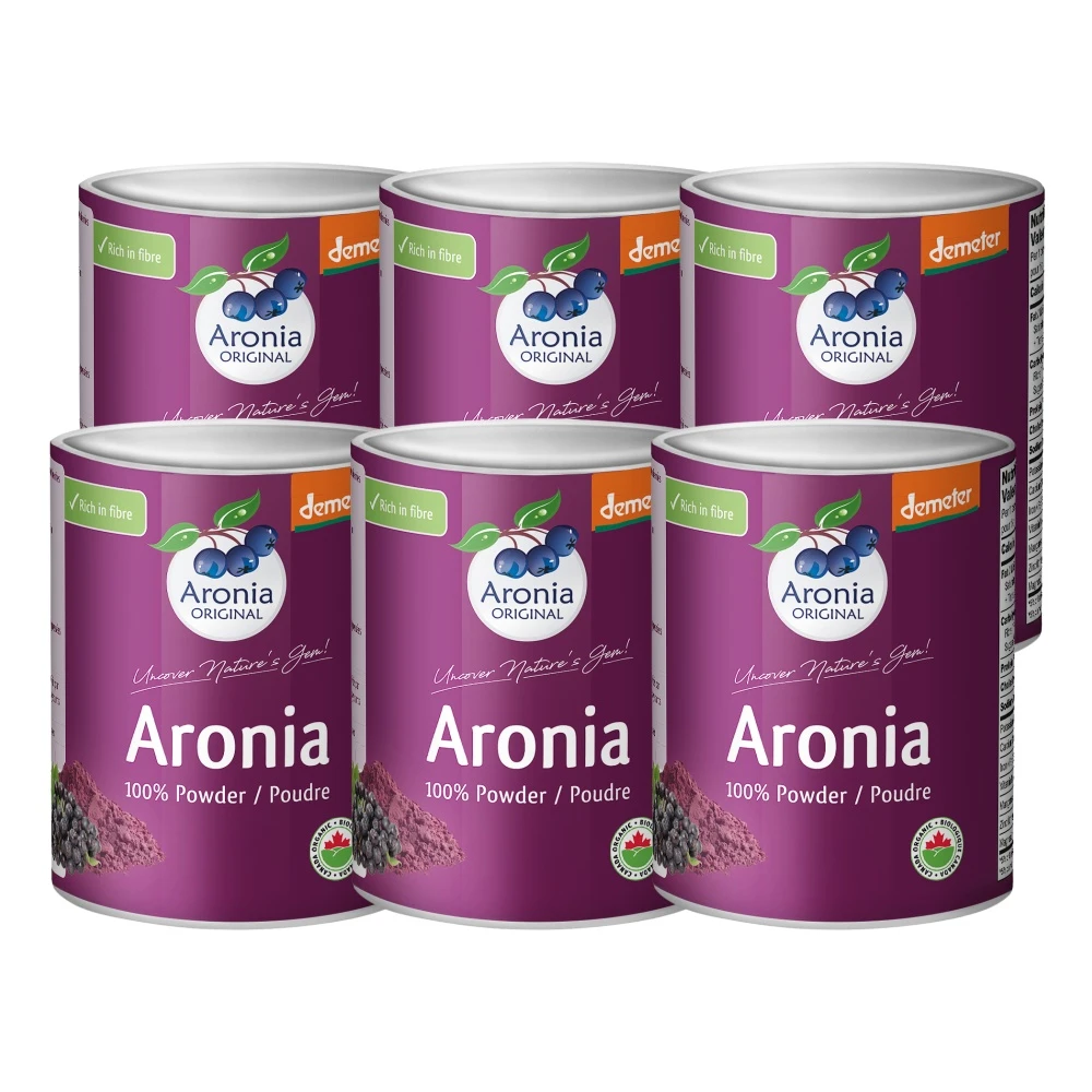Organic Aronia Berry Powder 100g | Whole-Berry | J&J Aronia